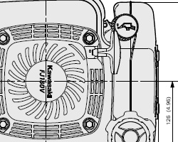 FJ180V-PRO Dimensional specifications