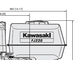 FJ220D Dimensional specifications