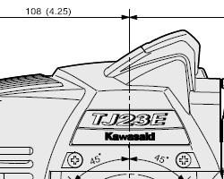 TJ23E Dimensional specifications