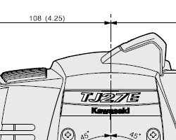 TJ27E Dimensional specifications