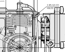 TK53D Dimensional specifications