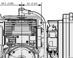 TK65D Dimensional specifications